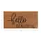 Hello Honey® Black & Brown Hello Beautiful Natural Coir Doormat